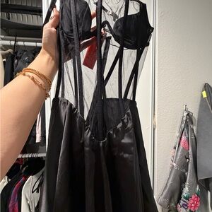 God Save Queens Black dress